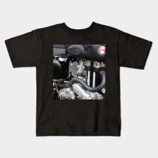 Ariel NG 350 wartime motorbike engine. Classic Motorcycles Kids T-Shirt